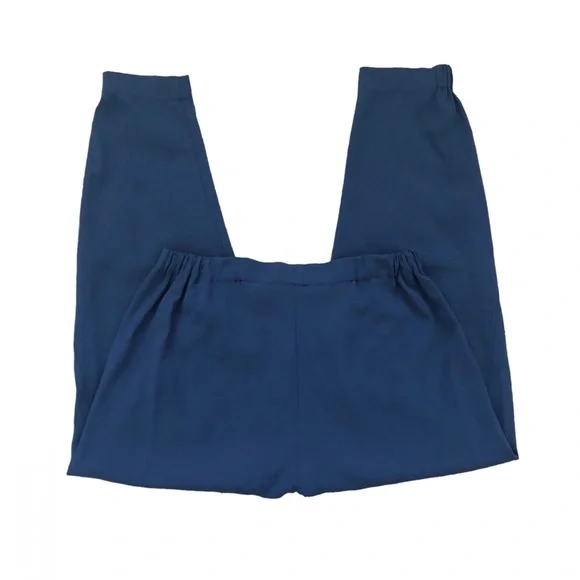 SOLD - Aritzia Babaton Dexter Pull-On Tuxedo Dress Pants Blue Size Medium - Picture 12 of 14